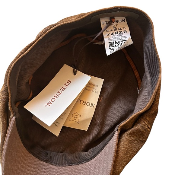 STETSON
Wind River Suede Leather Ivy Cap NEW! - Picture 6 of 8